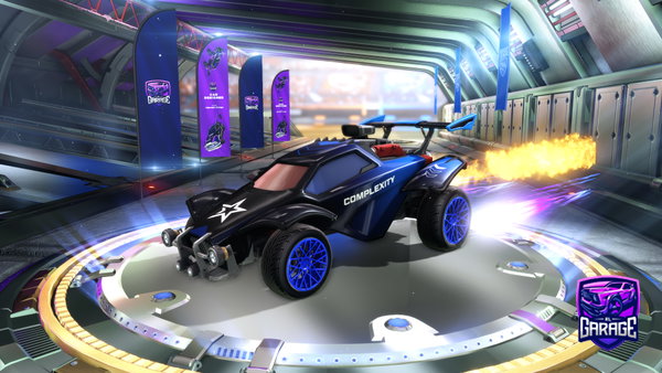 A Rocket League car design from MYST1KALL