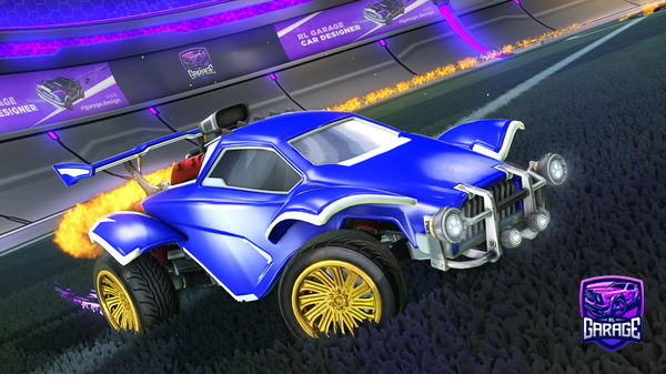 A Rocket League car design from GHo_X_ST