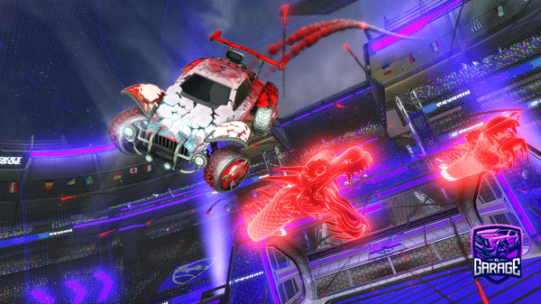 A Rocket League car design from Giratina