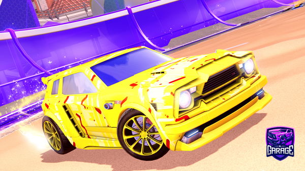 A Rocket League car design from jessevr010