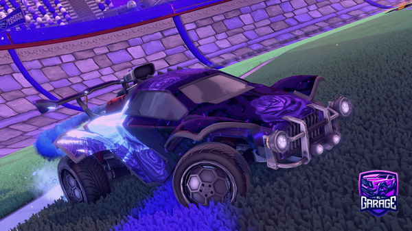 A Rocket League car design from frogziiii