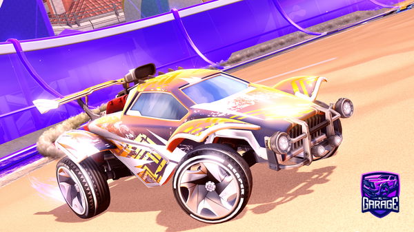 A Rocket League car design from young_Messi