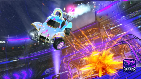 A Rocket League car design from Ismailo69420
