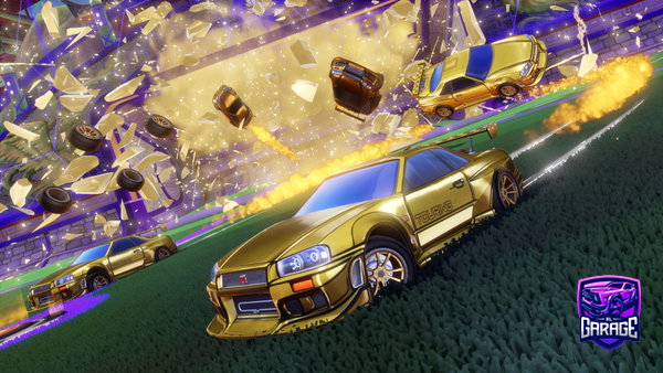 A Rocket League car design from yinonhana