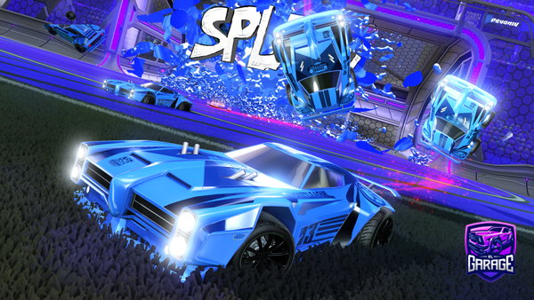A Rocket League car design from aliplayw