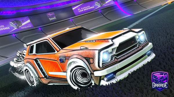 A Rocket League car design from poobum