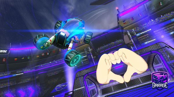 A Rocket League car design from MaxiT-axi0