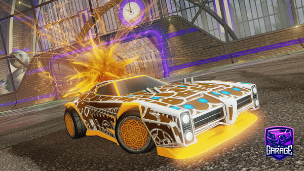 A Rocket League car design from Bizzlesticks