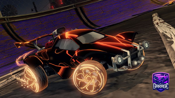 A Rocket League car design from themasonator