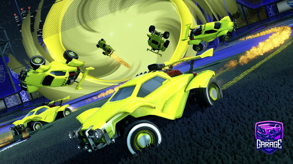 A Rocket League car design from Baderwhske