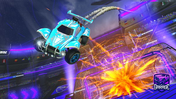 A Rocket League car design from Miata22b