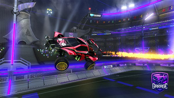 A Rocket League car design from Hibyeleftright