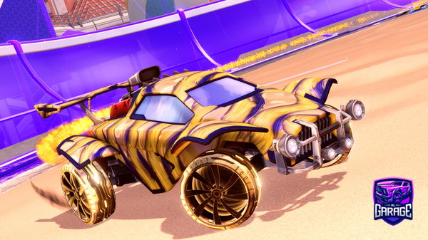 A Rocket League car design from Tapin