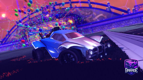 A Rocket League car design from Jxdnz