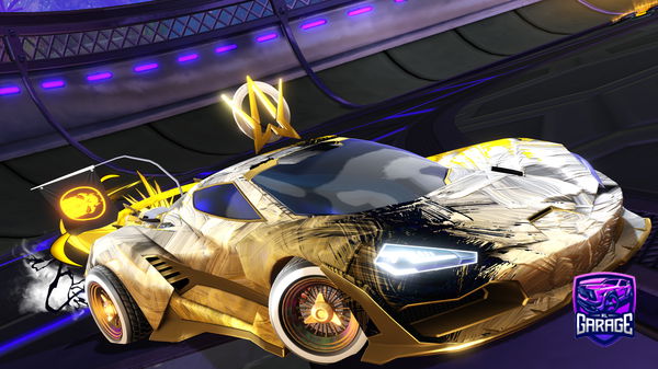 A Rocket League car design from Zenalam