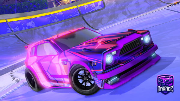 A Rocket League car design from JBLilPaper