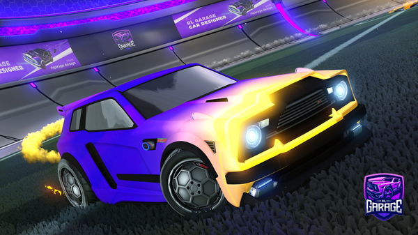 A Rocket League car design from UltraMag117