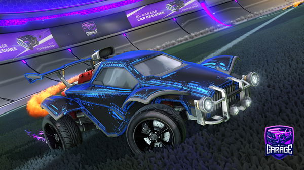 A Rocket League car design from MrWoodTTV