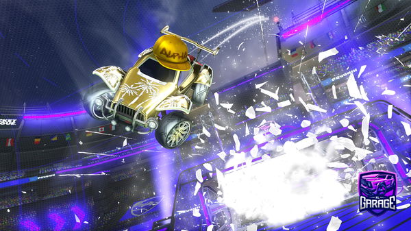 A Rocket League car design from Howe