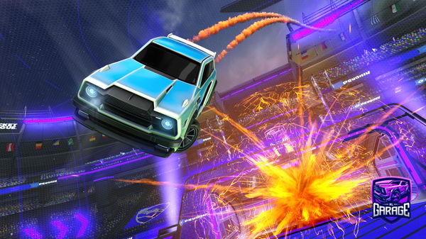 A Rocket League car design from MZK_snip3zz