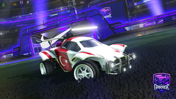 A Rocket League car design from Blanc0s