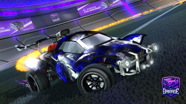 A Rocket League car design from skykyd