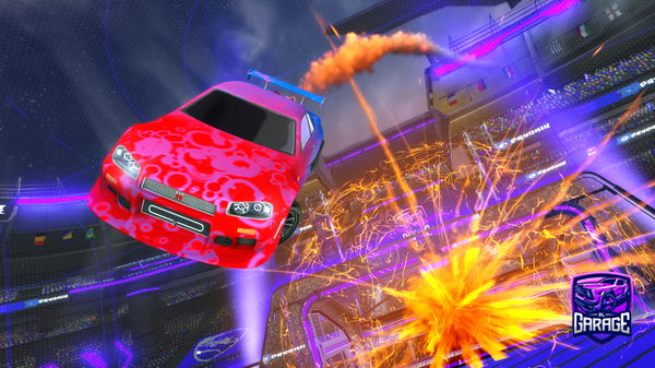 A Rocket League car design from SDsnappy