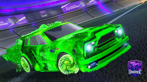A Rocket League car design from iiLuxify