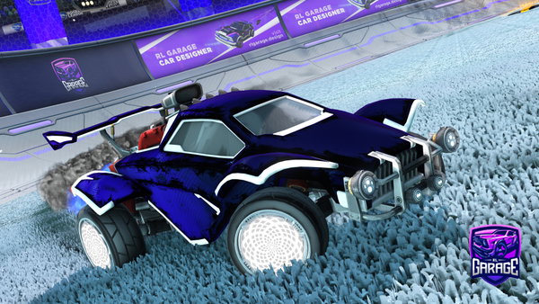 A Rocket League car design from Haitsu