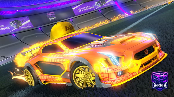 A Rocket League car design from Hover10Techo