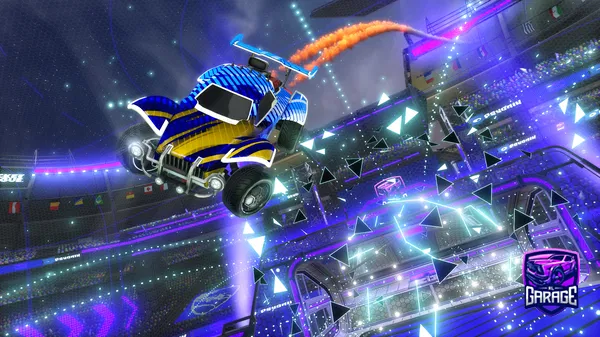 A Rocket League car design from MrCabbage877