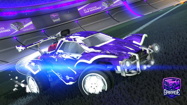 A Rocket League car design from oneidontwant