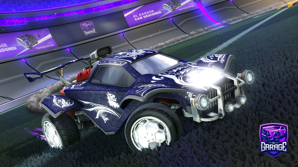 A Rocket League car design from nights