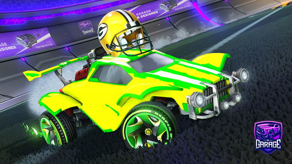 A Rocket League car design from Synxty