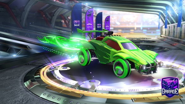 A Rocket League car design from Fluffyfire123