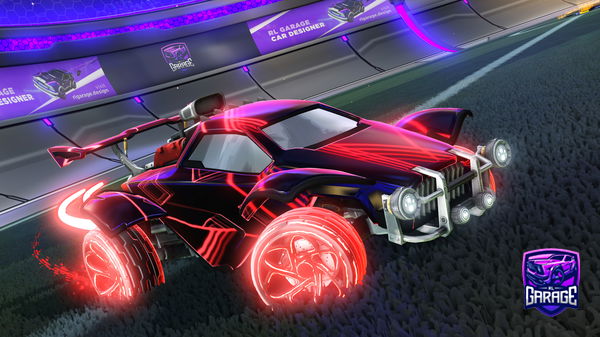 A Rocket League car design from Indiewowow9wowpw