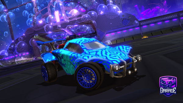 A Rocket League car design from 2K26