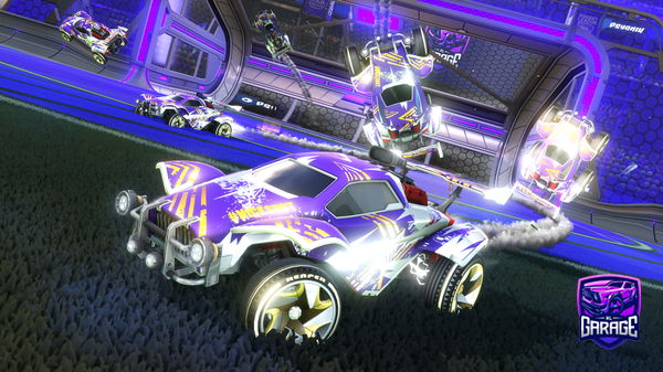 A Rocket League car design from Kinosskai