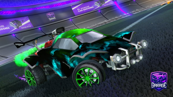 A Rocket League car design from drkxuv