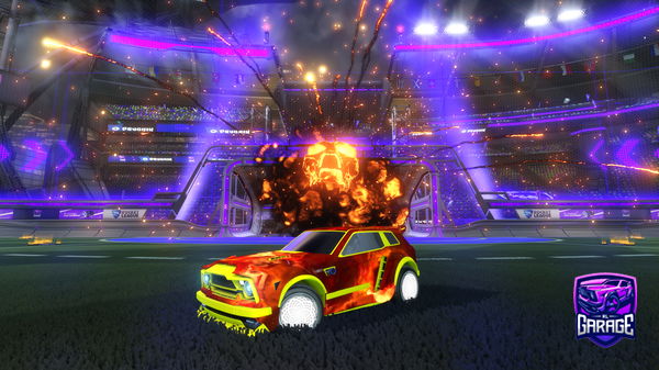 A Rocket League car design from Lennonmcd_12