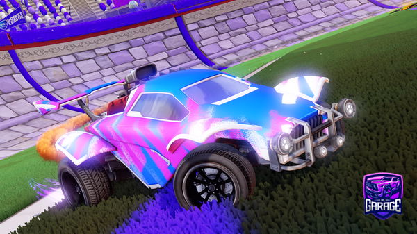 A Rocket League car design from SynthNoirz