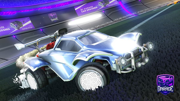 A Rocket League car design from MnX34