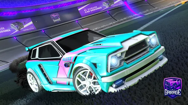 A Rocket League car design from IQR