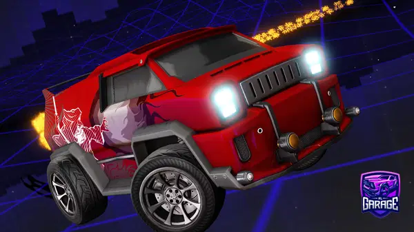 A Rocket League car design from Ghost23134