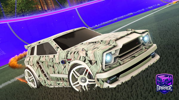 A Rocket League car design from RafinhaMomentos