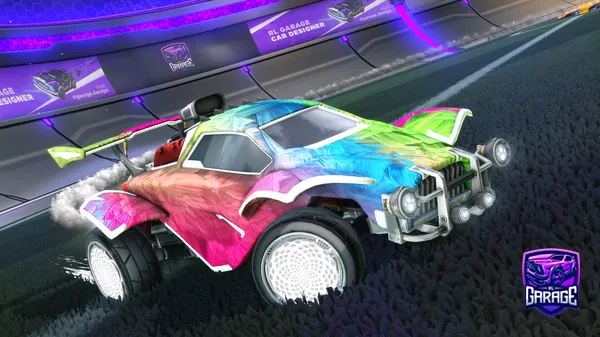 A Rocket League car design from Leafy104