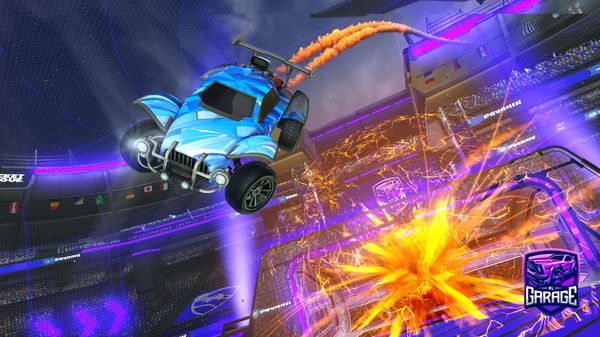 A Rocket League car design from PrimeTime90080