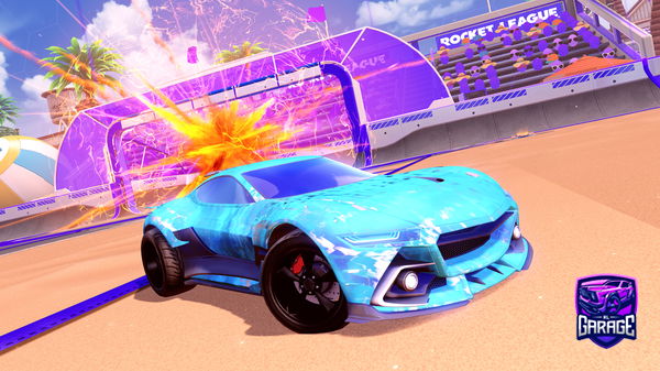 A Rocket League car design from roogwitadoog