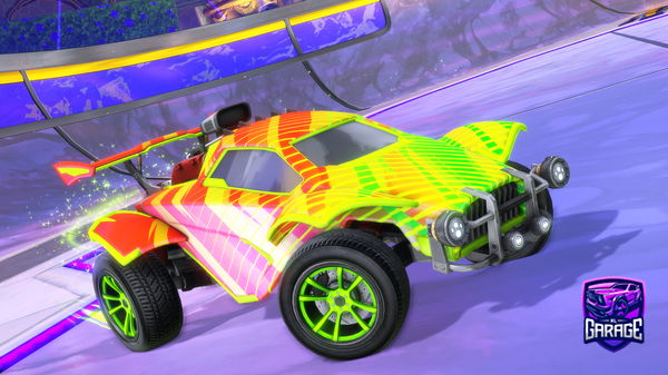 A Rocket League car design from Nextproevan225