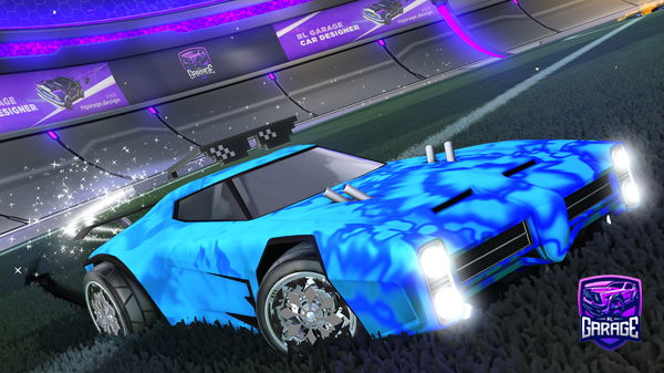 A Rocket League car design from Flixyez